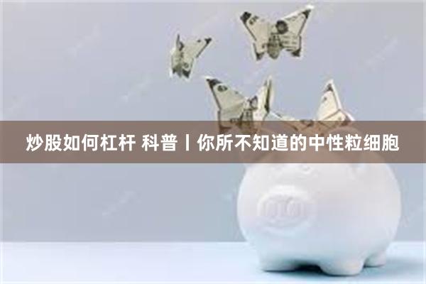 炒股如何杠杆 科普丨你所不知道的中性粒细胞