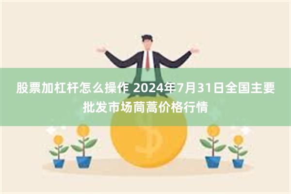 股票加杠杆怎么操作 2024年7月31日全国主要批发市场茼蒿价格行情