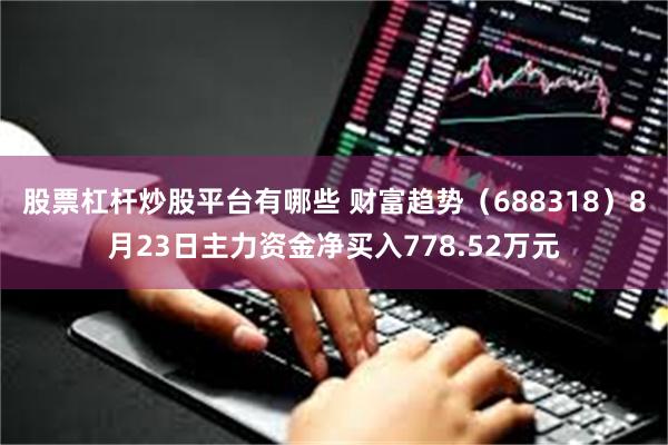 股票杠杆炒股平台有哪些 财富趋势（688318）8月23日主力资金净买入778.52万元