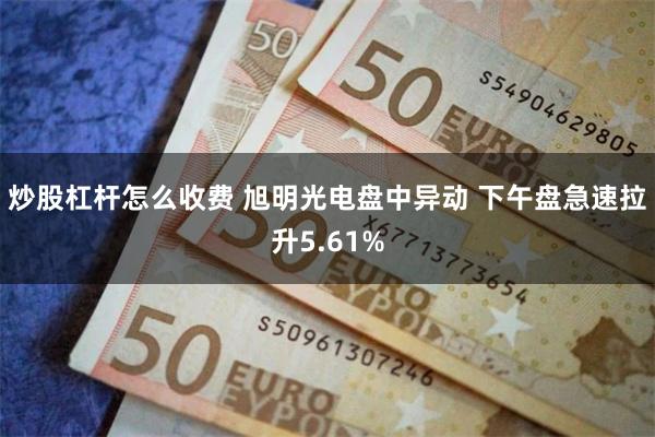 炒股杠杆怎么收费 旭明光电盘中异动 下午盘急速拉升5.61%