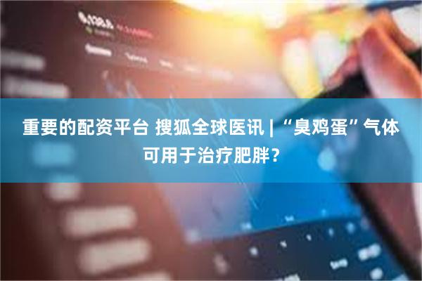 重要的配资平台 搜狐全球医讯 | “臭鸡蛋”气体可用于治疗肥胖？