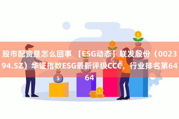 股市配资是怎么回事 【ESG动态】联发股份（002394.SZ）华证指数ESG最新评级CCC，行业排名第64