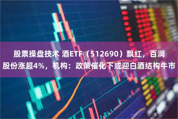 股票操盘技术 酒ETF（512690）飘红，百润股份涨超4%，机构：政策催化下或迎白酒结构牛市